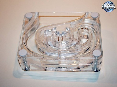 Face inférieure de l'AirCurve avec antidérapant.