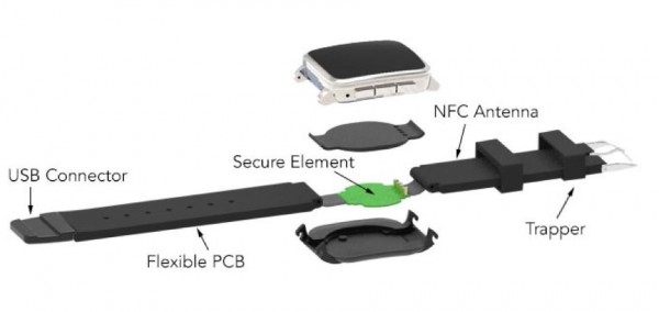 pagare bracelet de paiement NFC pour Pebble Time