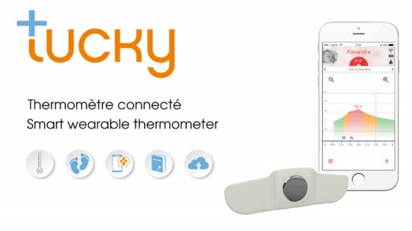 tucky thermomètre connecté pour enfant