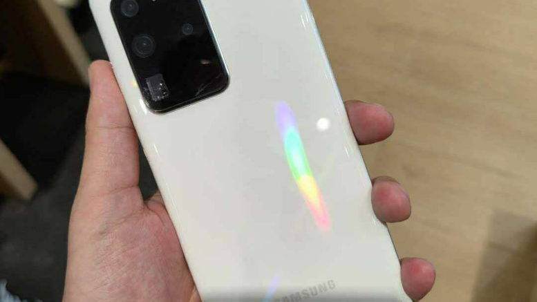 Samsung Galaxy S20 Ultra white