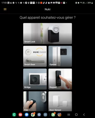 Ajout du Nuki Keypad 2.0