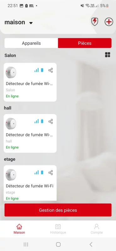 X-Sense XS03-WX Détecteur de fumée Wi-Fi