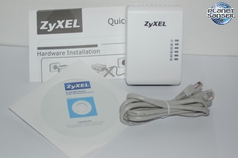 ZyXEL HD Powerline Switch: Contenu de la boite