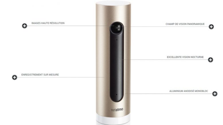 netatmo welcome caméra intérieur avec reconnaissance facial