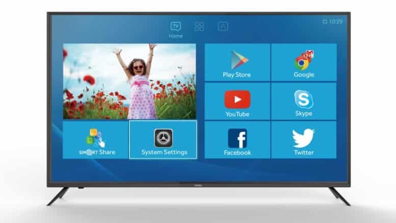 HAIER Série U6000A une TV de salon connectée sous Android