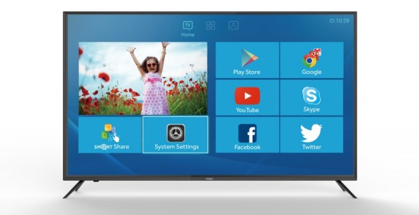 HAIER Série U6000A une TV de salon connectée sous Android