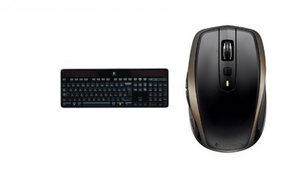 Logitech K750 Clavier et souris mx anywhere 2