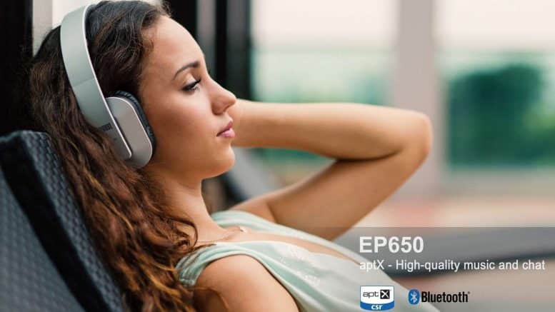 August EP650 - Casque stéréo Sans-fil Bluetooth v4.1 aptX®