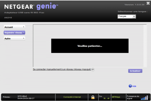 Netgear A620 dongle usb3 Wifi config (2)
