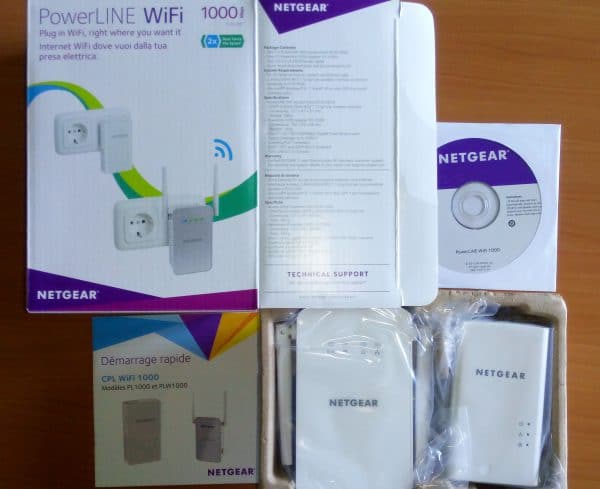 Netgear PWL1000 kit CPL (3)