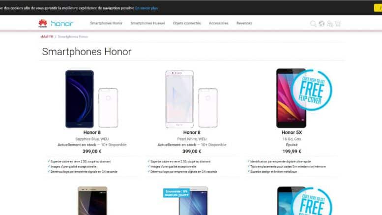 vmall site de vente en ligne honor