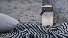 kreafunk aglow enceinte et lampe bluetooth