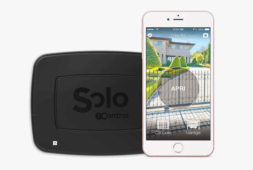 Solo Rpotect One Device 1Control ouvre votre portail depuis votre smartphone grâce à Solo