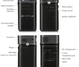 Keruo L7 Portable Smart Projecteur