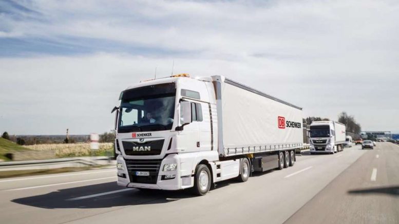 DB Schenker et MAN Camions connectés