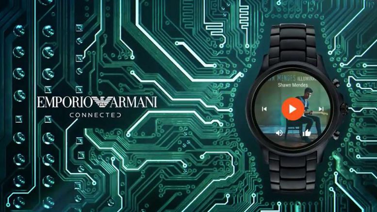 EMPORIO ARMANI ET SHAWN MENDES montre connectée