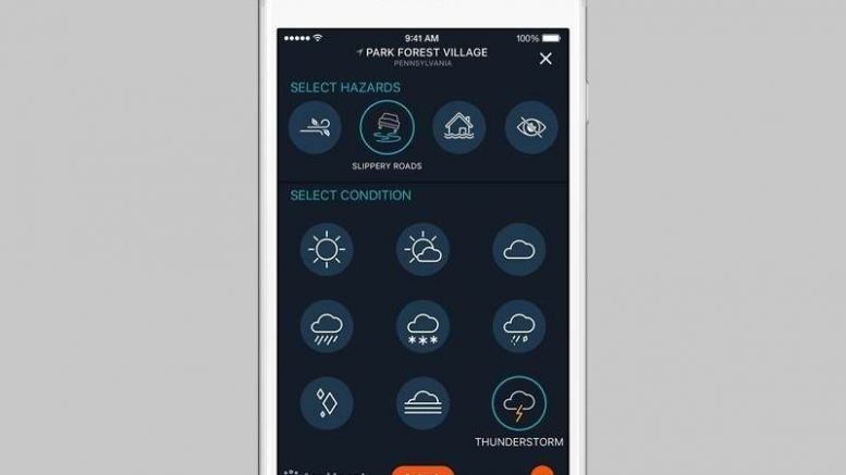 Accuweather app iphone