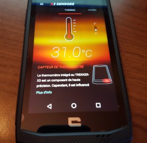 trekker x3 sensors temp