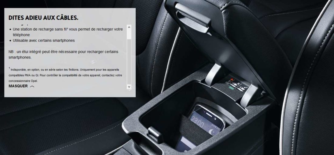 Opel Grandland X connectivité