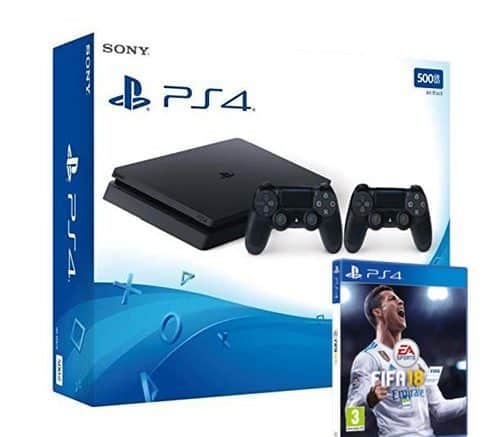 Pack PS4 + 2ème manette + FIFA 18