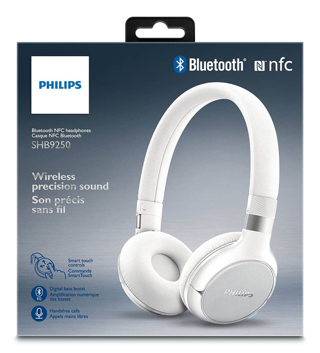Philips SHB9350WT casque Bluetooth