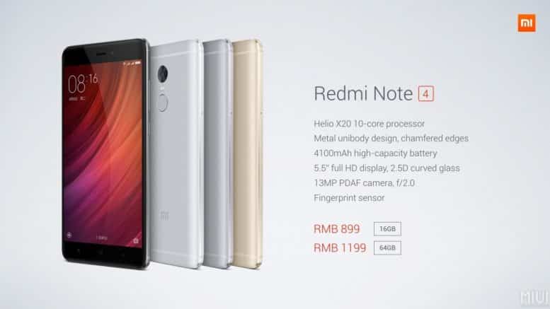 Xiaomi Redmi Note 4