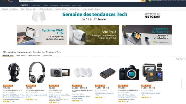 Semaine des tendances Tech Amazon