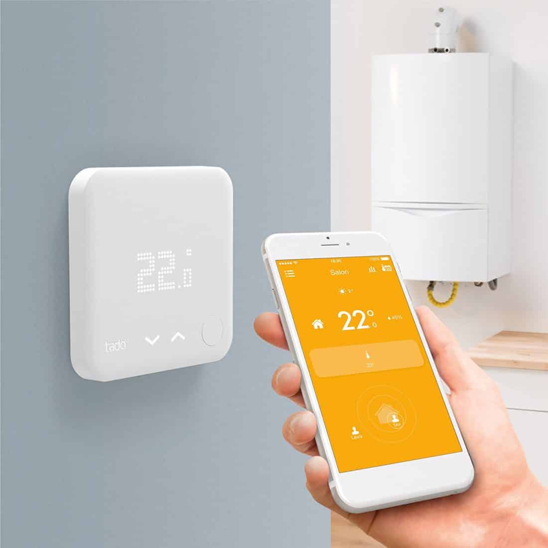Thermostat connecté tado° Thermostat Intelligent - Kit de démarrage (v3)