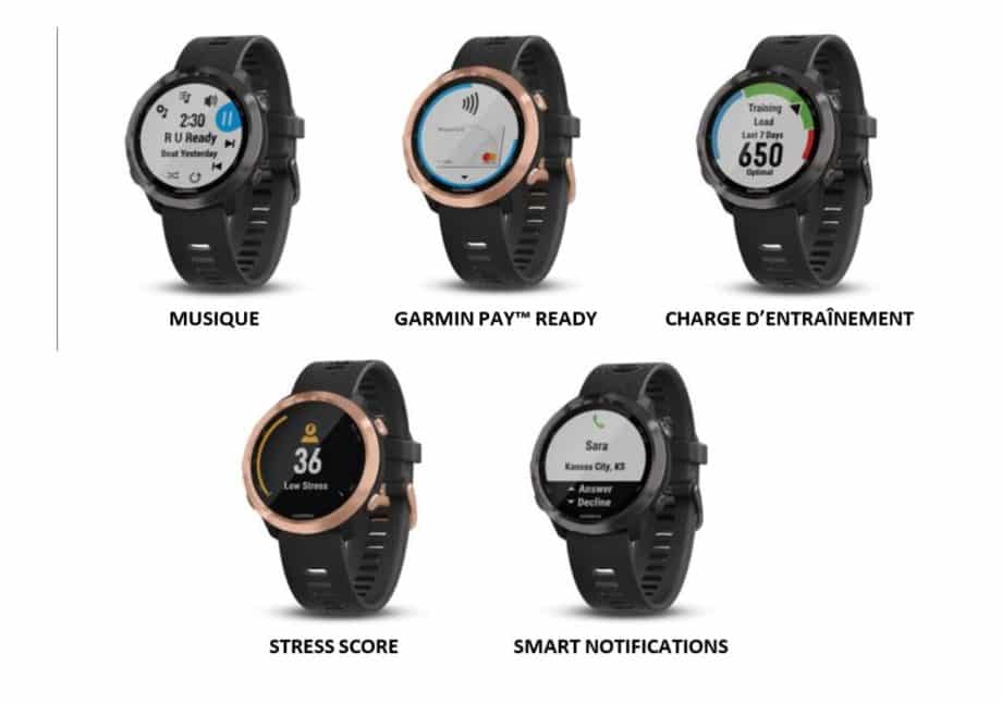 Garmin Forerunner 645 Music Rose Gold models