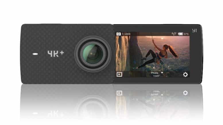 YI 4K+ Caméra d'action, 12MP Ecran Tactile LCD 2.2