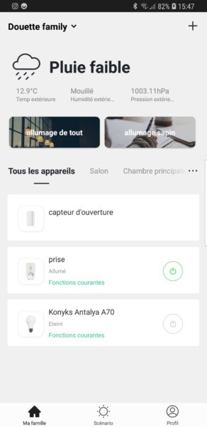 App Konyks interface