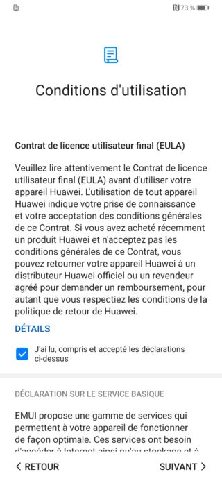 Huawei p30 Pro configuration