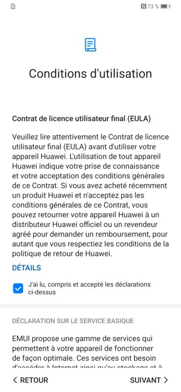 Huawei p30 Pro configuration