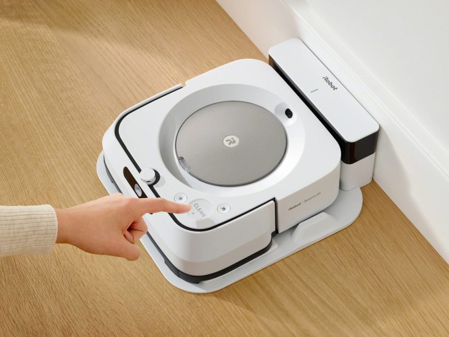 Braava jet® m6, le nouveau robot laveur de sols d’iRobot.