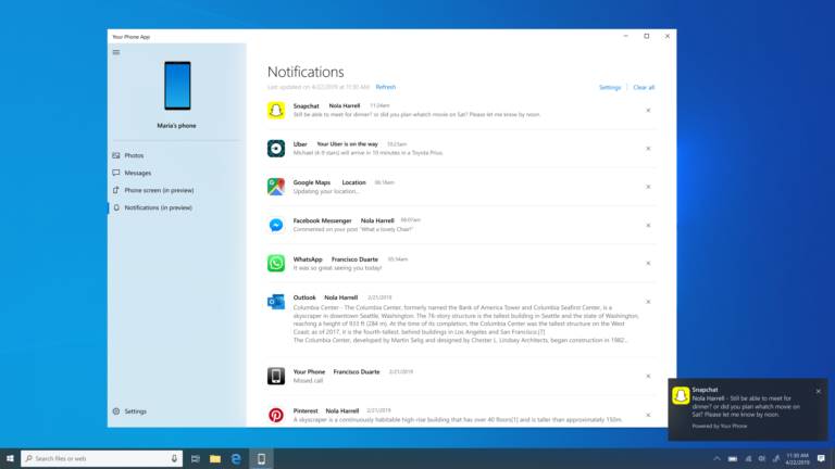 Windows 10 Notifications