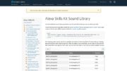 amazon Alexa sound library