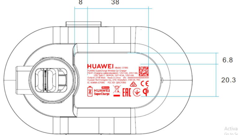 HUAWEI SuperCharge Wireless Car Charger