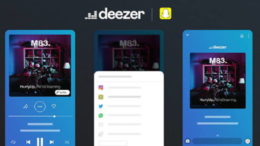 deezer Snapchat