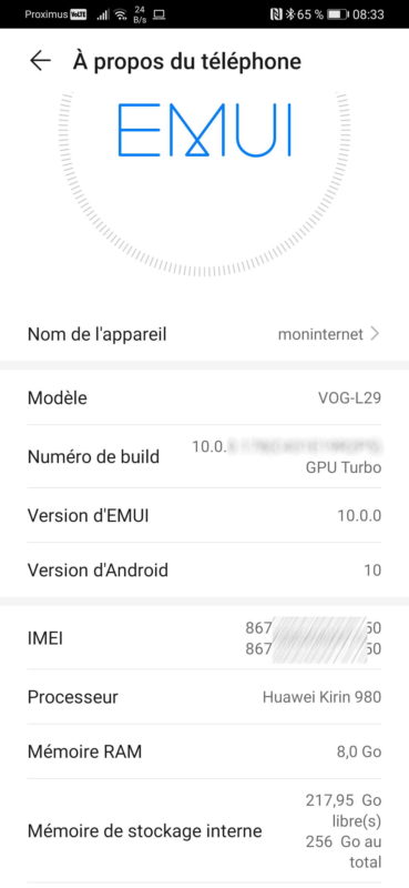 Huawei P30 PRO Android 10 02