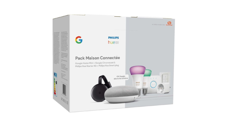 Pack Philips Hue Google Maison connectée