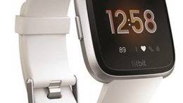 Fitbit Versa lite argent et blanc