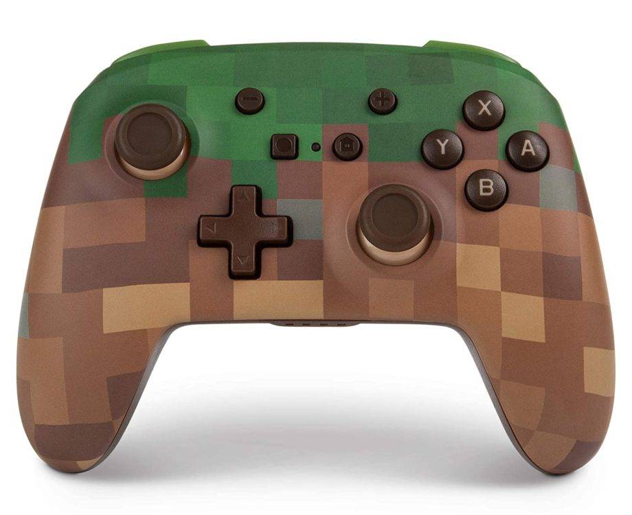 POWER A Enhanced Wireless Controller Minecraft Grass Block