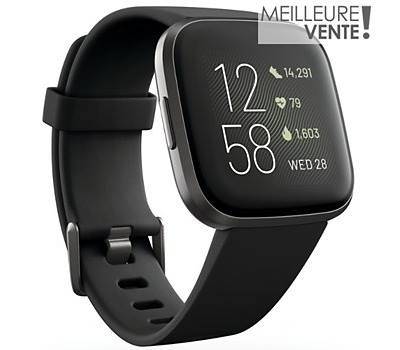 Fitbit Versa 2 noir carbone