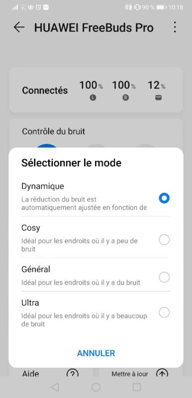 Huawei Freebuds Pro config