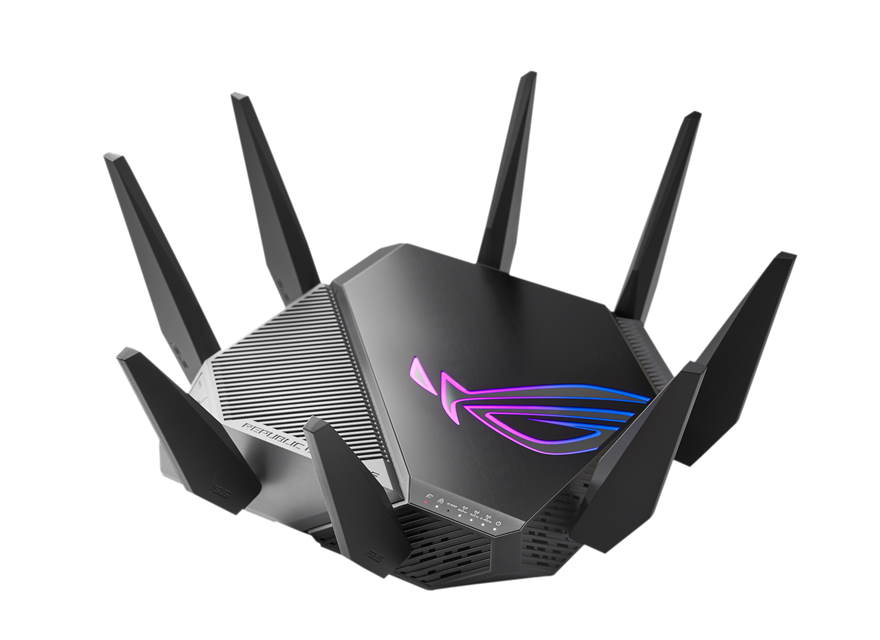 Asus ROG Rapture GT-AXE11000, le routeur WiFi dédié aux gamers.