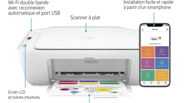 Hp DeskJet 2710 Imprimante Multifonction - WiFi - Bluetooth