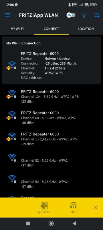 FRITZRepeater 6000 tri-bandes WIFI6