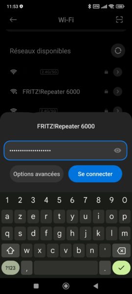 FRITZRepeater 6000 tri-bandes WIFI6