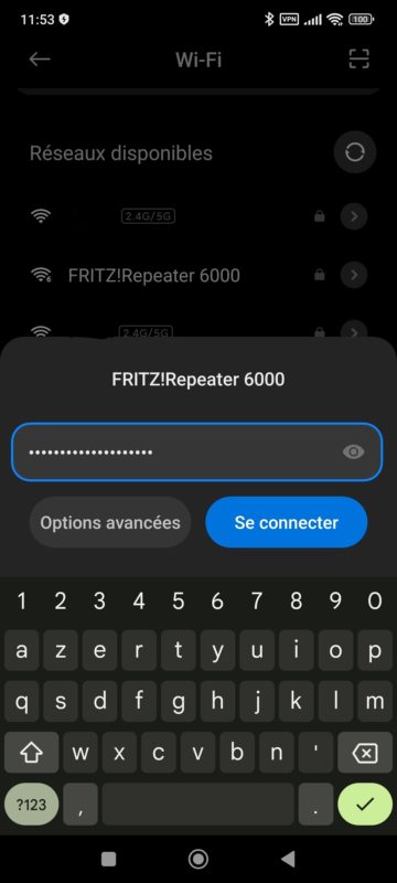 FRITZRepeater 6000 tri-bandes WIFI6