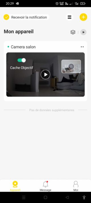 « YALE Caméra d'intérieur Wifi Panoramique » 